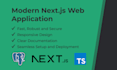 develop modern full stack web application using nextjs