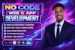 build bubble io app, saas website, mvp, webapp , app developer, bug fix