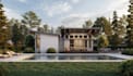 redevelop abandoned 3d dwelling, render prefabricated homes,pool basement design