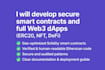 develop secure smart contracts and full web3 dapps erc20, nft, defi
