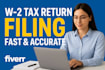 prepare you w2 individual tax return