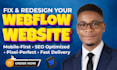 design, redesign or develop webflow website figma to webflow as a webflow expert