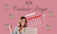 design professional 2026 printable wall desk calender digital planner tracker