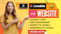 do lovable website replit superbase lovable ai dev antigravity webflow website