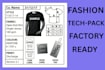 create cloth fashion tech pack 3 tops, 3 bottoms your first prototype sample