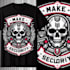 make custom t shirt skull security logo