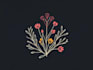 design a unique botanical boho logo