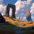 digitally paint fantasy landscape
