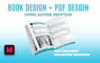 create a pro book design and formatting with icons, element