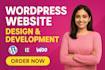 create your front end and back end website
