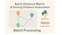 batch geocode addresses and calculate driving distance using mapbox osrm