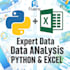 analyze your data by using python and excel