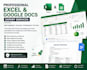create, edit, and format excel spreadsheets and google docs