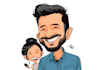 create unique and funny caricature art