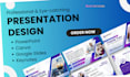 make attractive powerpoint and canva presentation