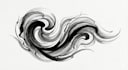 custom an abstract black tattoo design