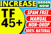 increase majestic tf cf 45 plus with white hat backlinks