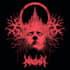 design black metal cult artwork for tshirt