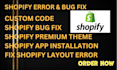 shopify bug fix wordpress bug fix fix wordpress error fix wordpress issues