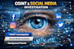 do osint research, competitor analysis and social media setup