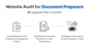 audit your document preparation website and give an ai upgrade plan in 24 hours