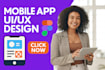 do mobile app ui ux design, figma mobile app design, mobile app ui design