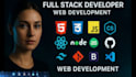website development as full stack web developer, front end, backend developer