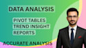 do data analysis, data visualization and generate insights