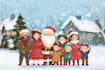 draw christmas cartoon caricature