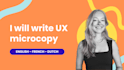 write UX microcopy that improves your project