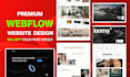 design premium webflow website
