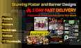 create backdrops and posters for events and promotions