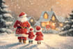design christmas themed illustration