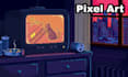 design custom pixel anime art, pfps and lofi backgrounds
