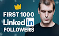 grow your linkedin page and gain 1000 followers