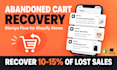 set up klaviyo abandoned cart flow for shopify store