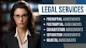 draft prenuptial, postnuptial, cohabitation, separation, marital settlement