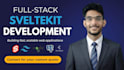 develop a sveltekit website or web app
