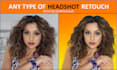 retouch your headshot or portrait
