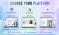 build wordpress shopify or squarespace websites