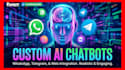 build an ai chatbot for whatsapp and website sales automation