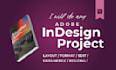 do any adobe indesign project