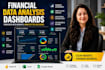create financial dashboards and data analysis reports