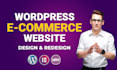 build wordpress ecommerce website using elementor and woocommerce