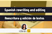 edit, rewrite and improve your spanish text