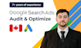 audit and optimize your google search ads