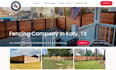 design fencing website roofing website construction website