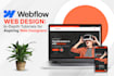 build a responsive webflow portfolio and turn figma designs into webflow