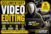 edit professional 3d fern style documentary video