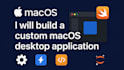 build macos desktop application, mac utility app, notarization, gui, desktop app